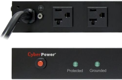 12-Outlet 1U Rackbar Surge Suppressor H548143