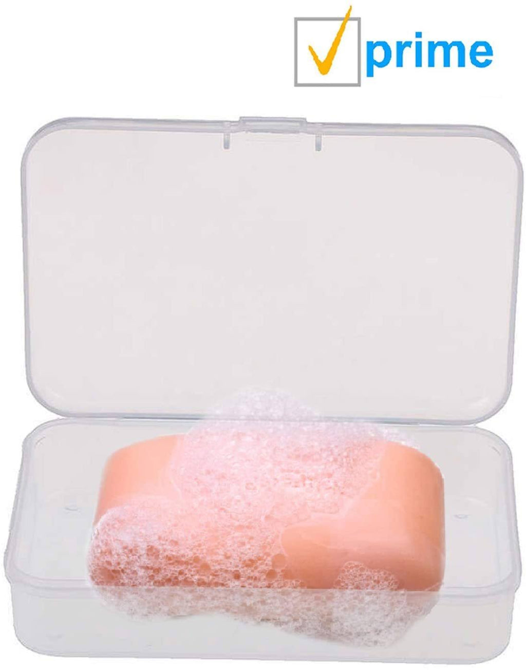 Translucent Plastic Soap Case Holders, 100 Pack Q21499