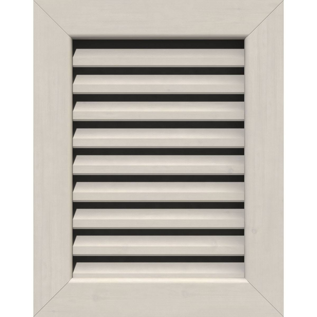 24 inch x 18 inch Primed Western Red Cedar Gable Vent W1712