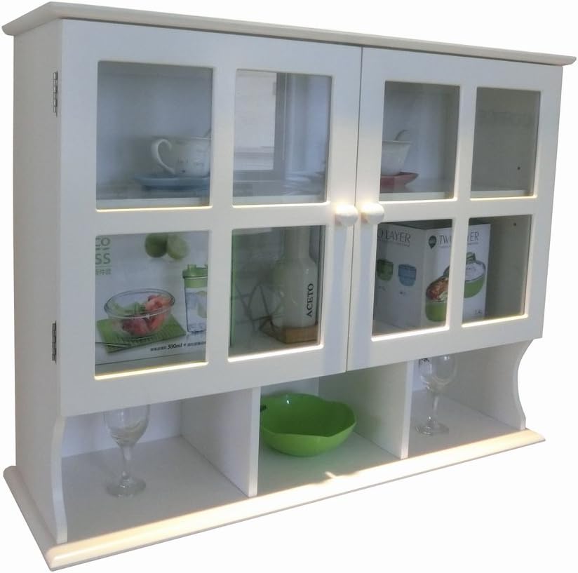 White 31.5x9.6x24-Inch Wall Cabinet Y6862