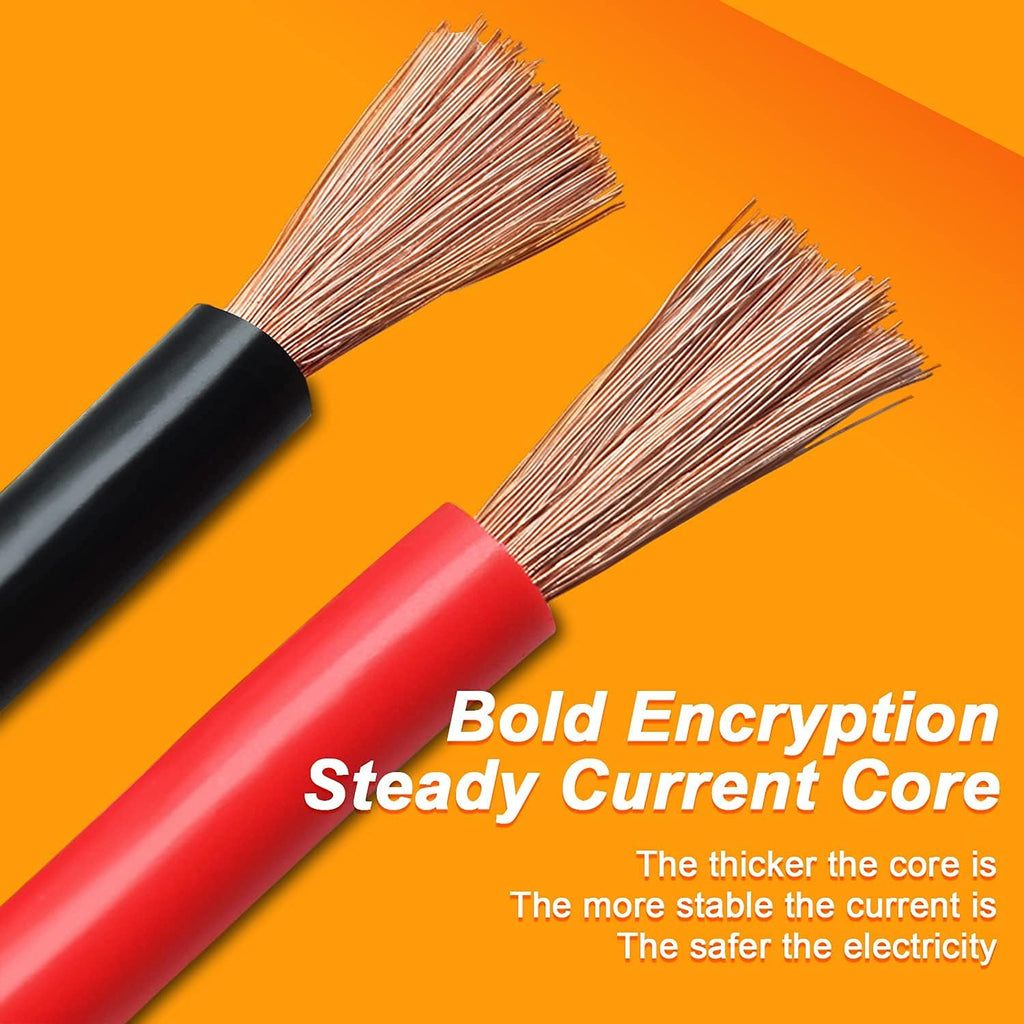 30 Feet 1 Gauge 800A Heavy Duty Booster Cable with Carry Bag M486