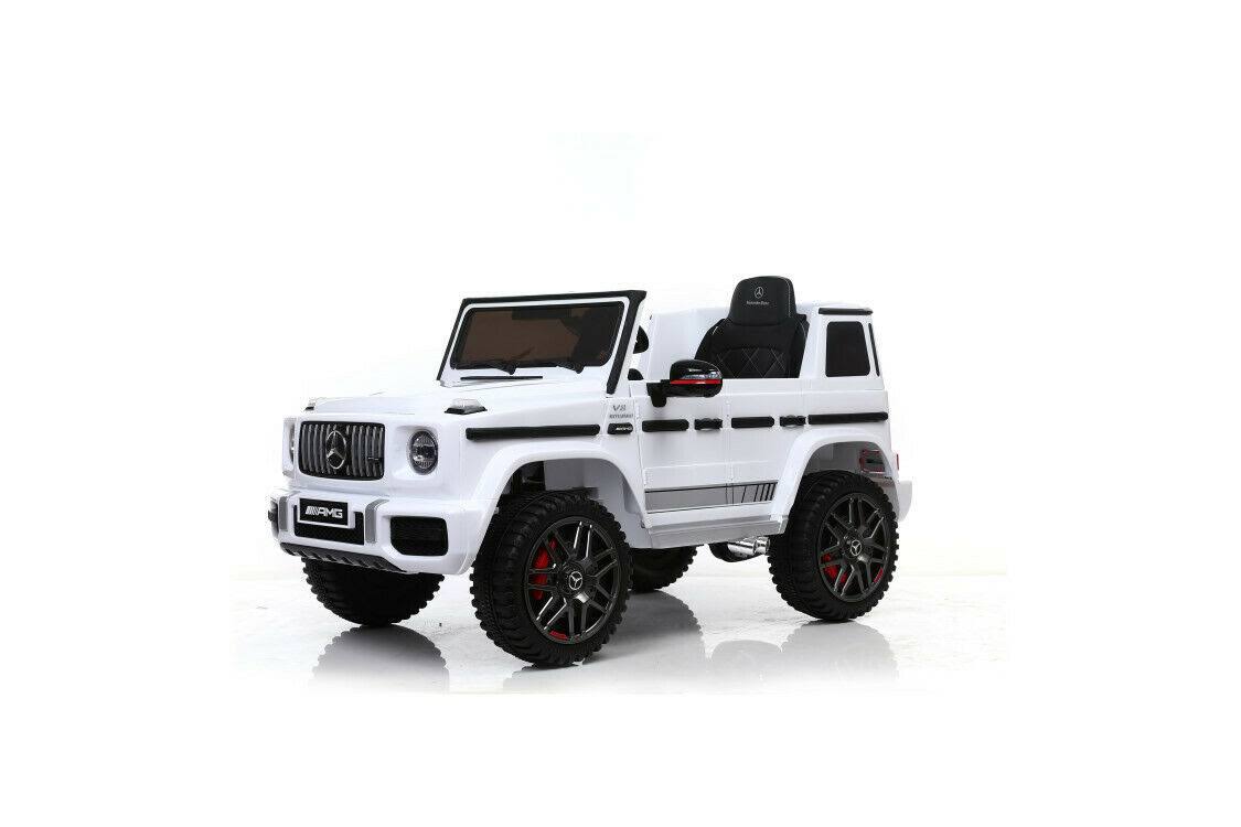 White 6V Kids Ride on Car with MP3 and RC L772431