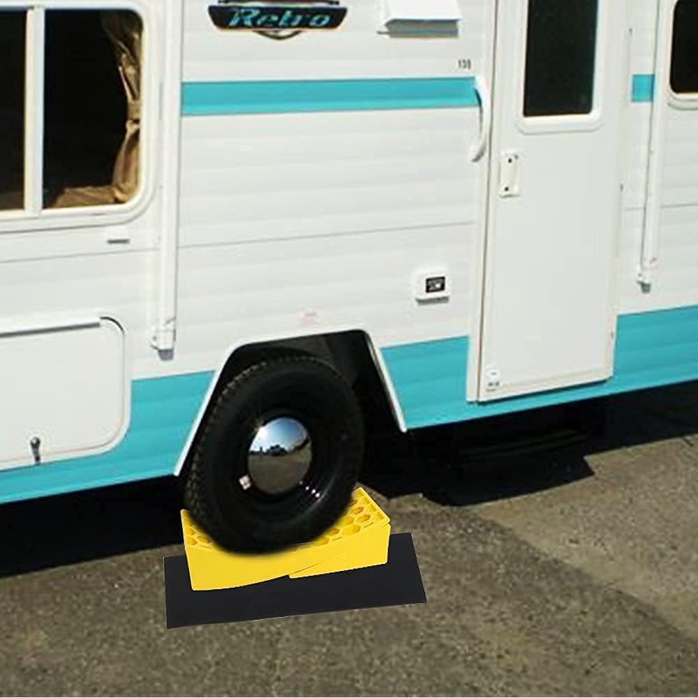 RV Camper Levelers, Wheel Chocks, Leveling Blocks S34487