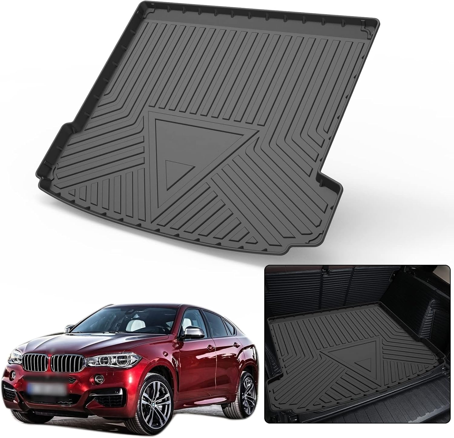 Black TPO Waterproof Rear Cargo Mat U378