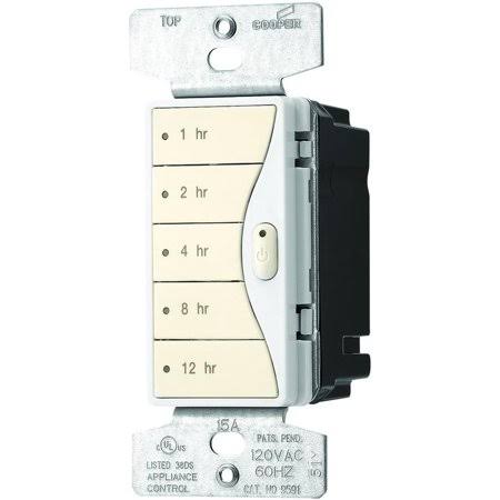 Aspire Wall Switch Timer with Hourly Presets Desert Sand W93281