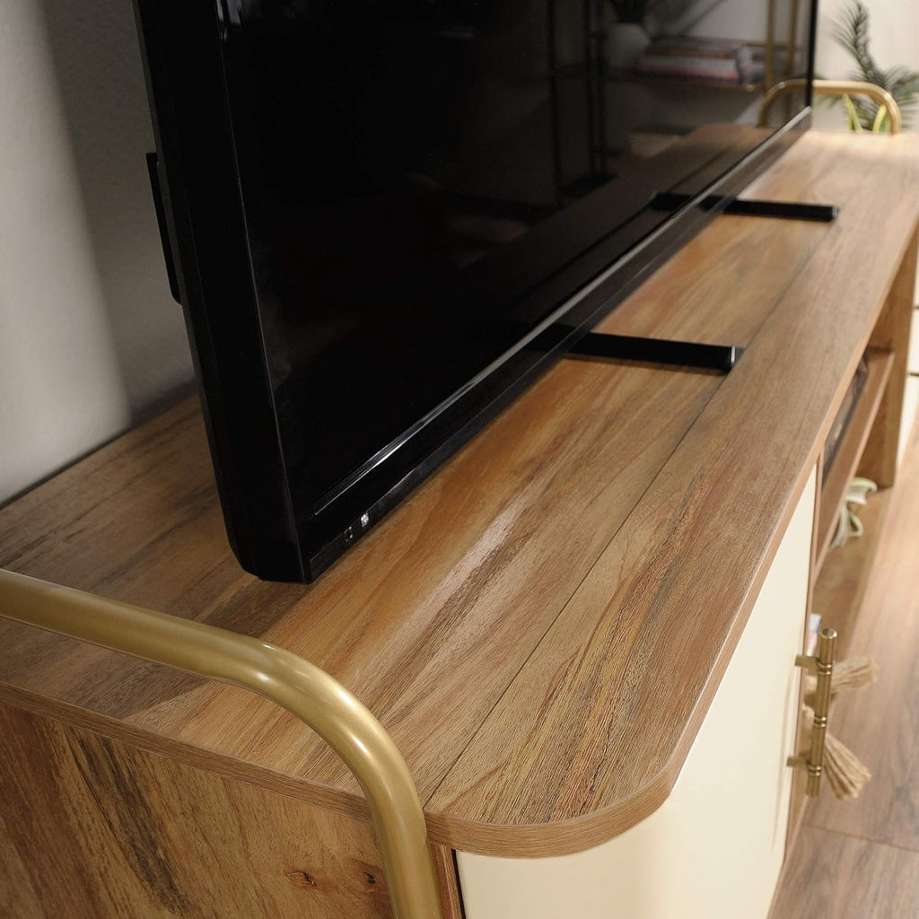 Sindoori Mango Finish Entertainment Credenza D665