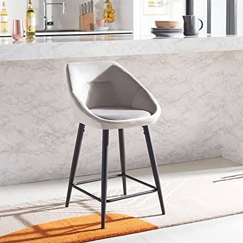 Platinum & Black Counter Stool K24730