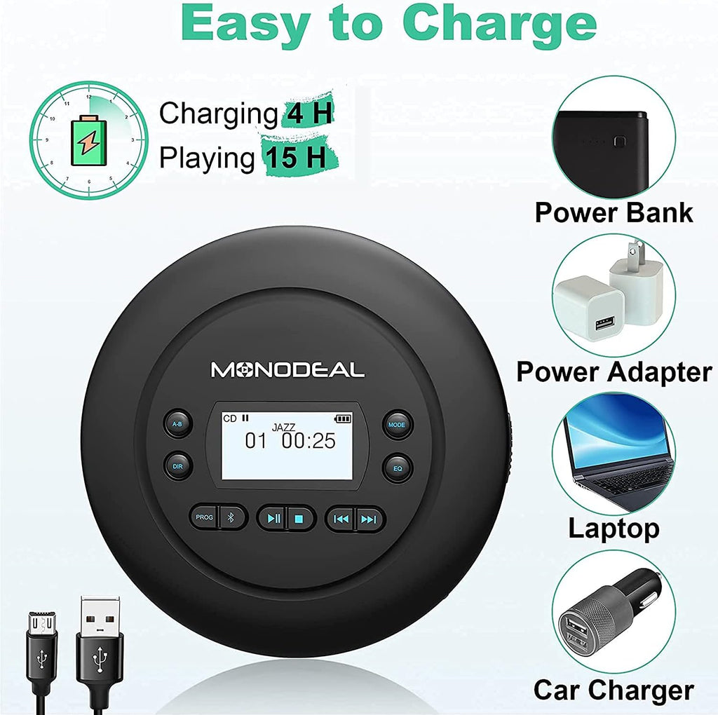 Portable Bluetooth CD Player T9663