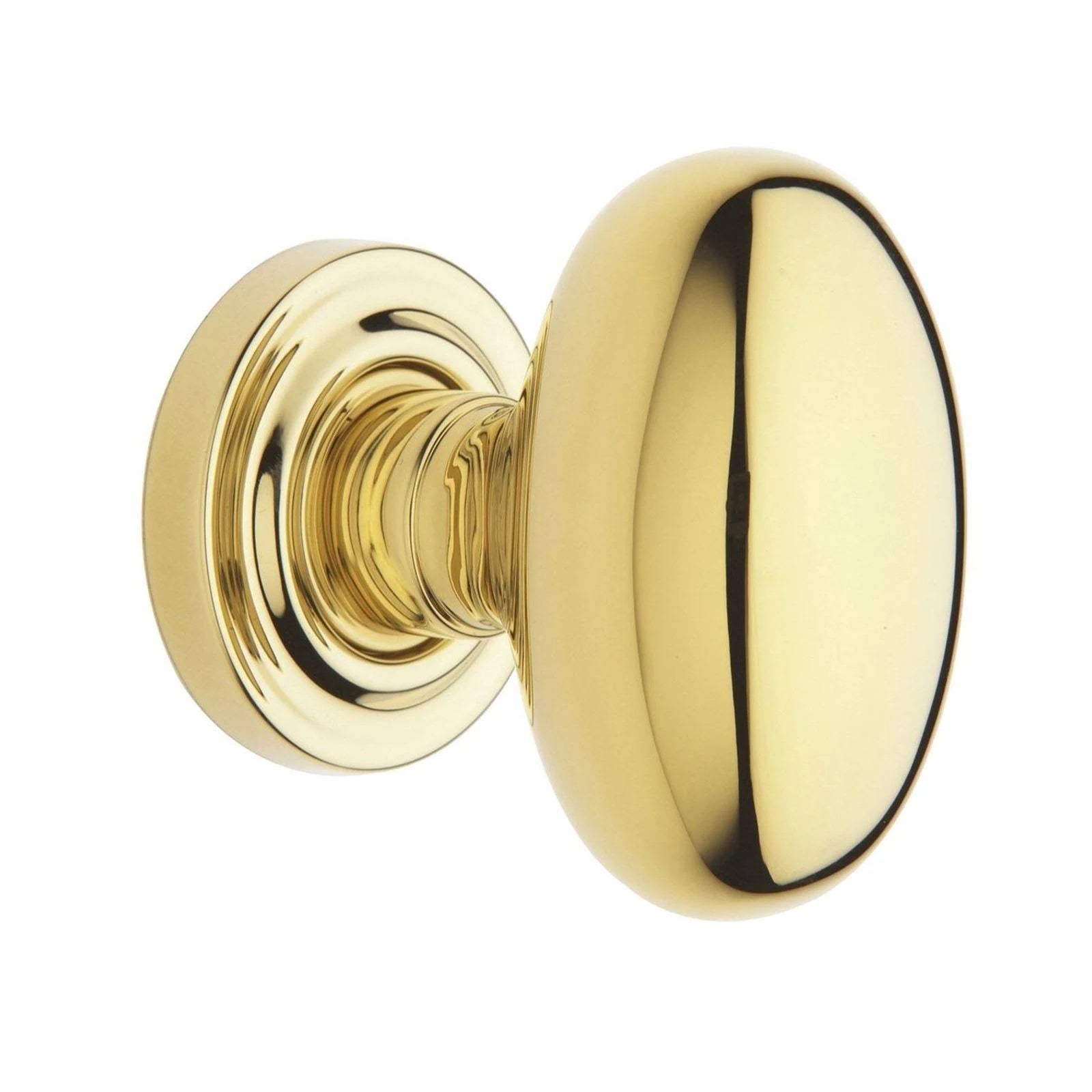 Polished Brass Egg Knob D87859