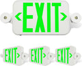4 Pack Exit Sign with Emergency Lights, Battery Backup D748