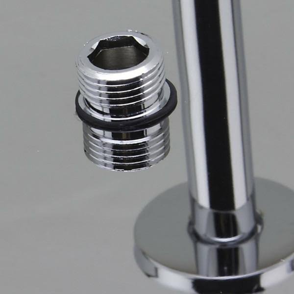 20x22 Round Brushed Solid Stainless Steel Rain Shower Head H44152