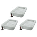 3 Pack Raised Frame Air Mattress Bed with Hand Pump Z98616