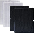 2 Sets Replacement Filter H for Winix Air Purifier, 2 Pack HEPA Filter and 2 Pack Activated Carbon Filter J86332