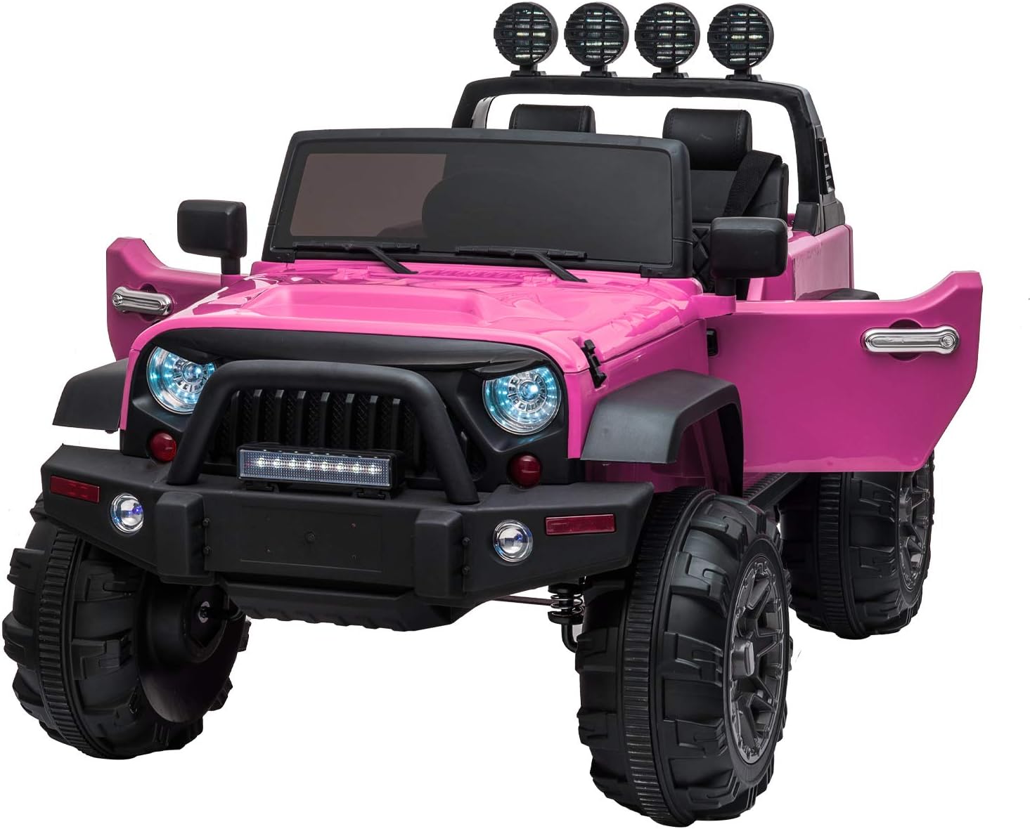 12V Kids Ride On Truck with Remote Control (Pink) Z90548