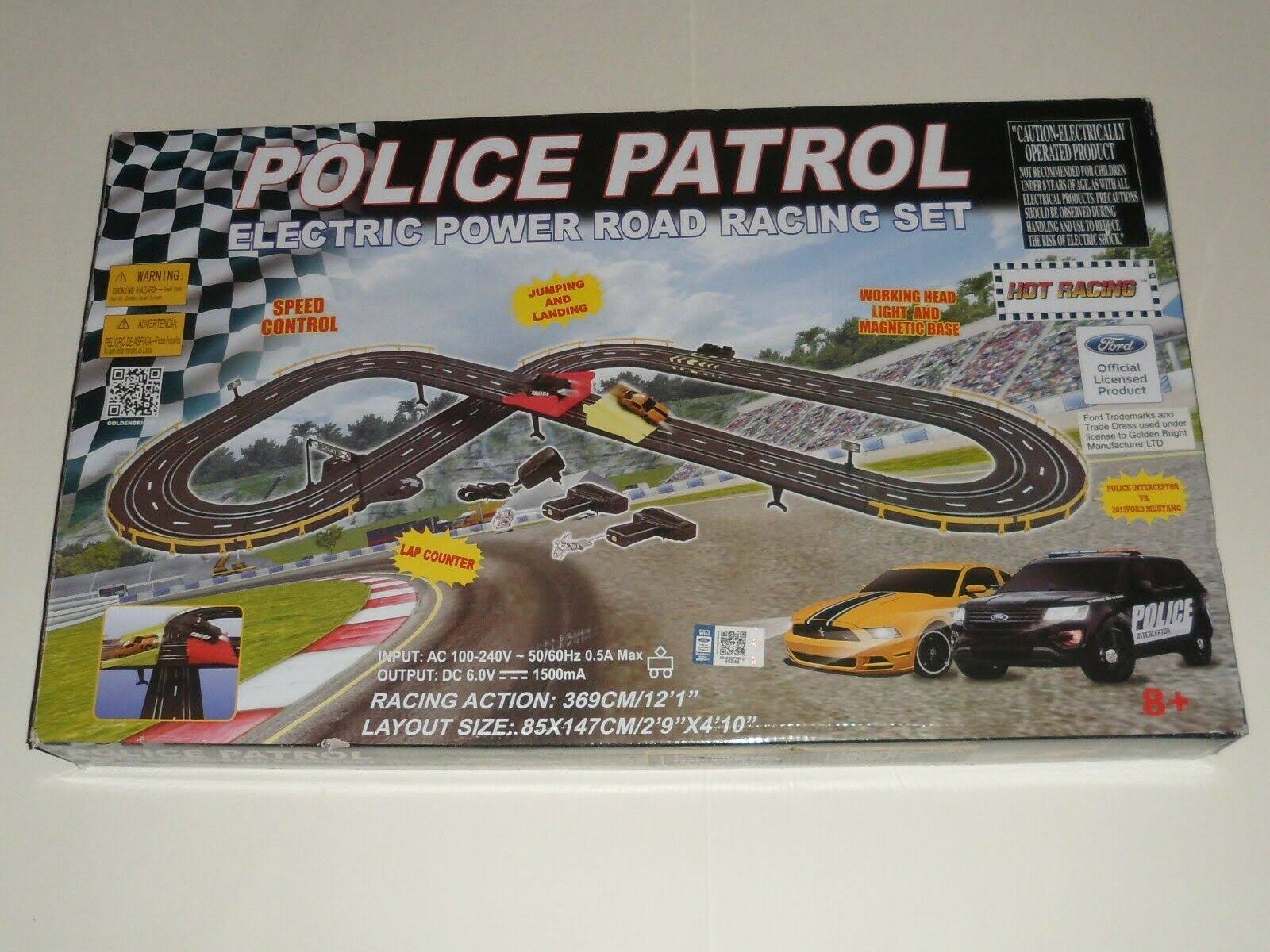 Electric Power Slot Car Race Track Set T2777
