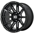 Milled Gloss Black Wheel C523