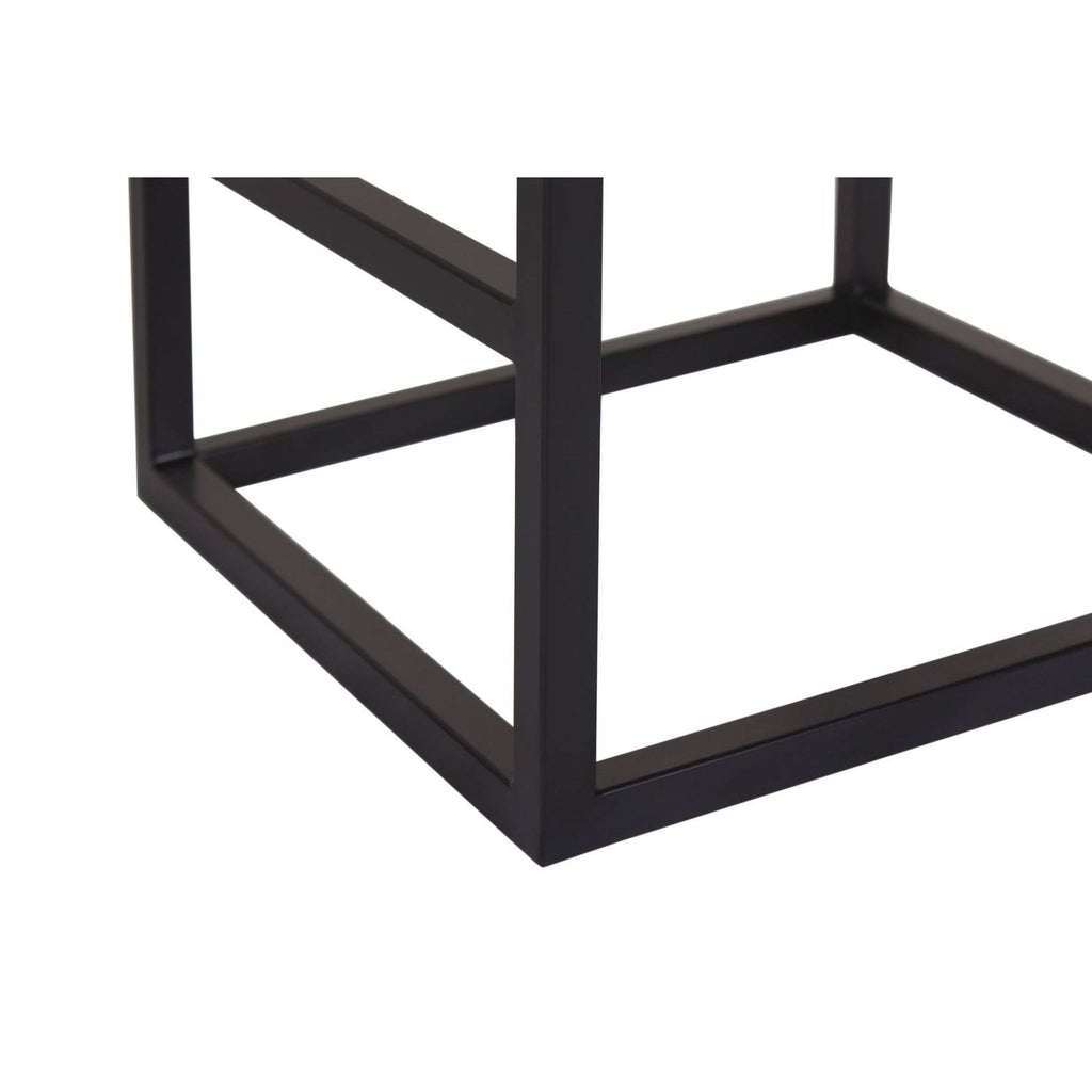 Brown Iron Rosewood Counter Stool O37259