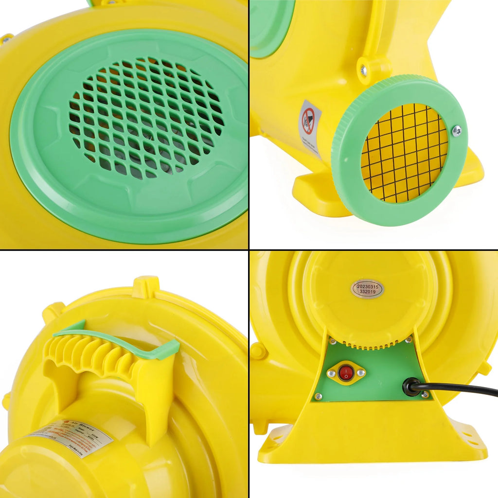 550 Watt Inflatable Bounce House Water Slide Air Pump Blower Fan E74826