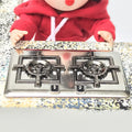 Metal Miniature Dollhouse Gas Stove L7761