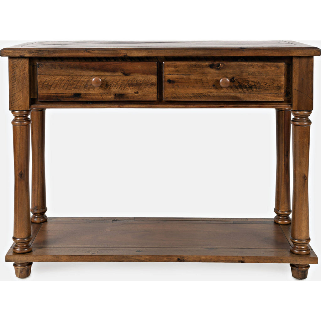 Acacia Turned Leg 42 Console Table F822
