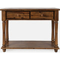 Acacia Turned Leg 42 Console Table F822