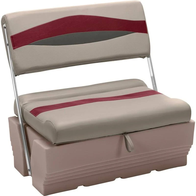 Mocha Java-Dark Red-Rock Salt Pontoon Flip-Flop Seat X632367