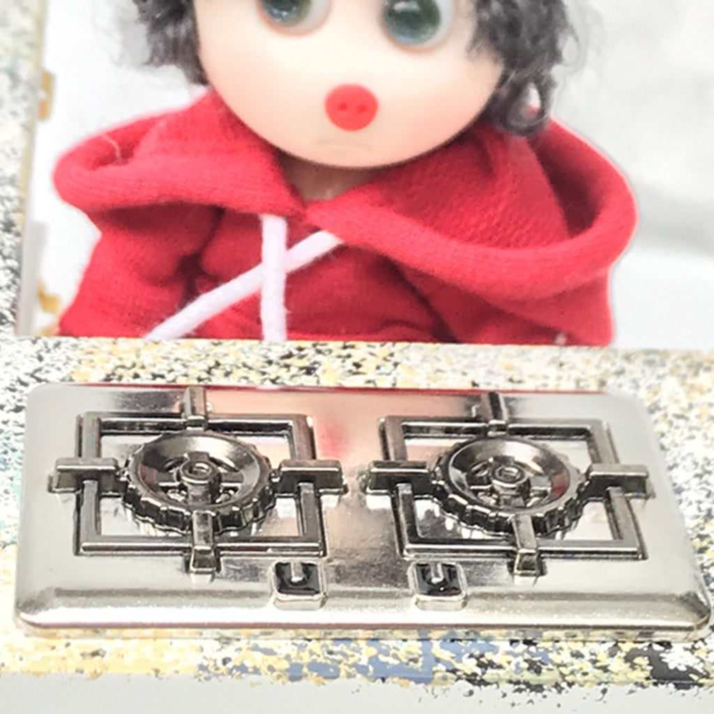 Metal Miniature Dollhouse Gas Stove L7761