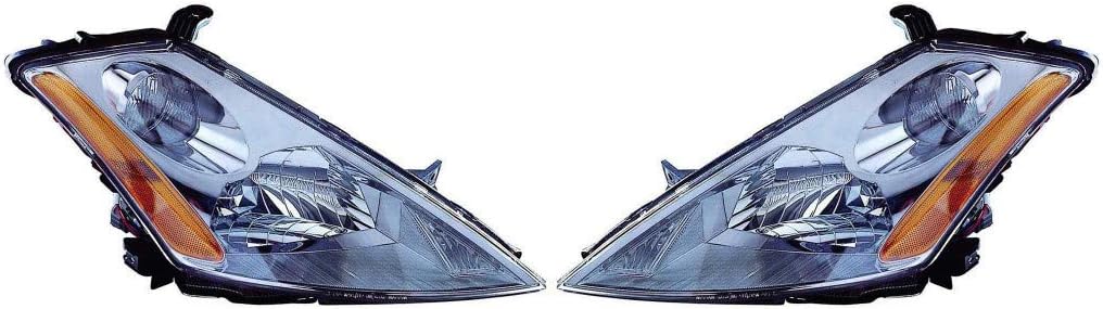 Headlight Assembly Pair for Nissan Murano 2003-2007 Halogen P36879