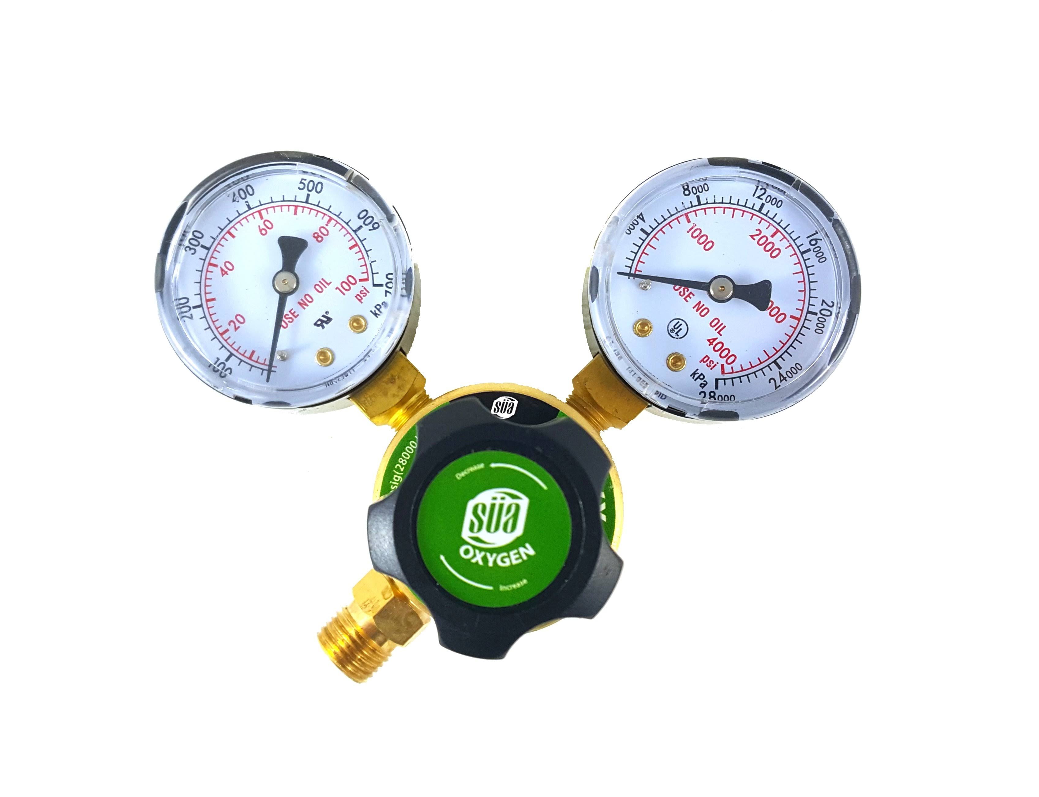 Oxygen and Propane/Propylene Regulators Welding Gas Gauges - Pair Q6280