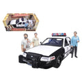 2000 Ford Crown Victoria Police Interceptor Car with 3 Figures H25810