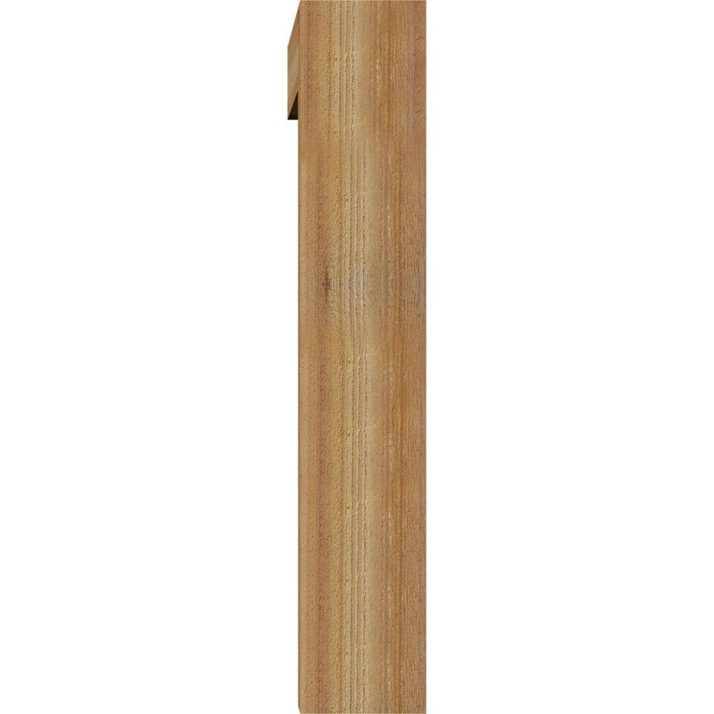 Rough Sawn Bracket with Offset Brace, Western Red Cedar D13169