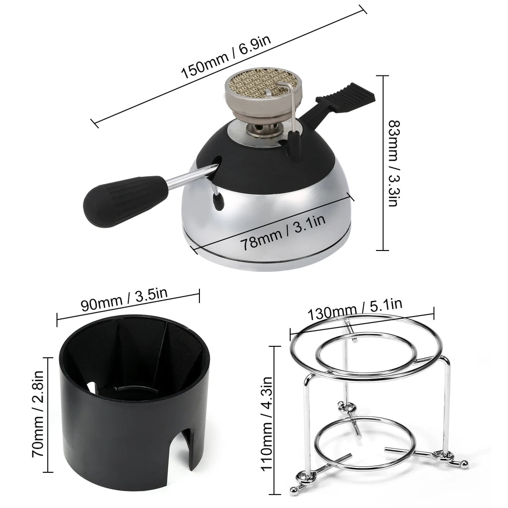 Outdoor Furnace Stove Coffee Maker Windproof Portable Butane Stove O2519