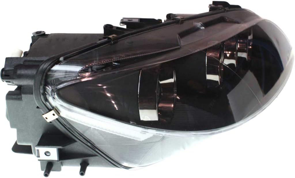2006 2008 Mazda 6 Headlight Assembly Driver Side Black Housing M429