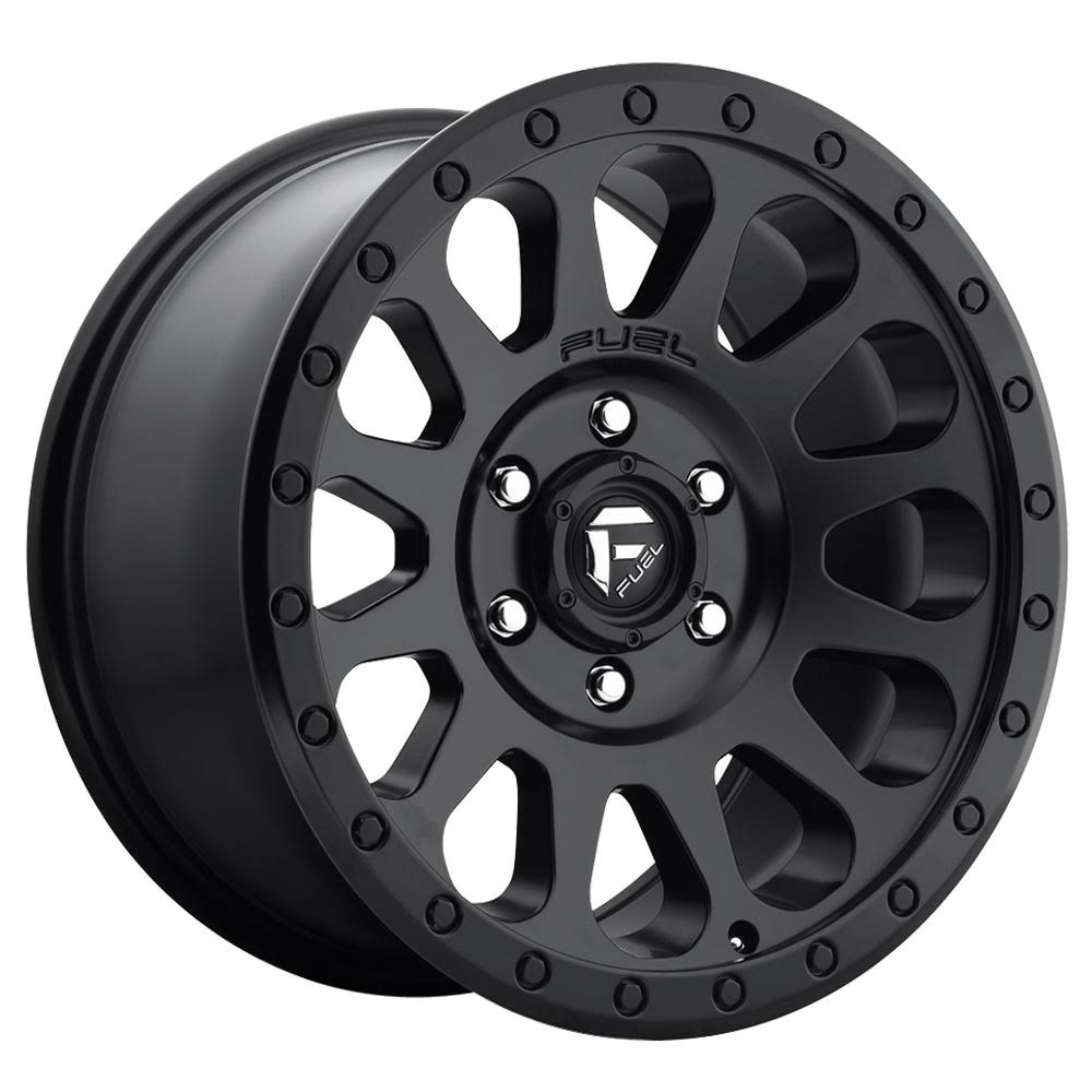 Matte Black 17x9 Fuel D579 Vector R2901
