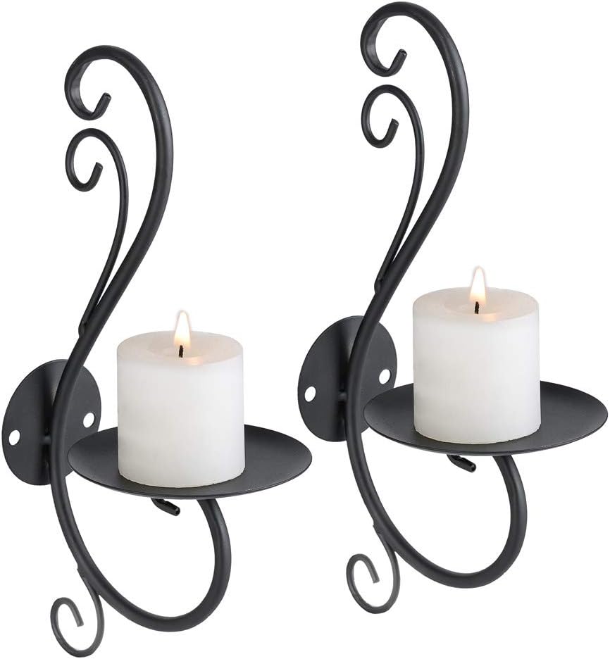 Gold Iron Vine Wall Candle Sconce R7863