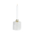 White and Gold Decorative Small Jar Candle Holder M9209