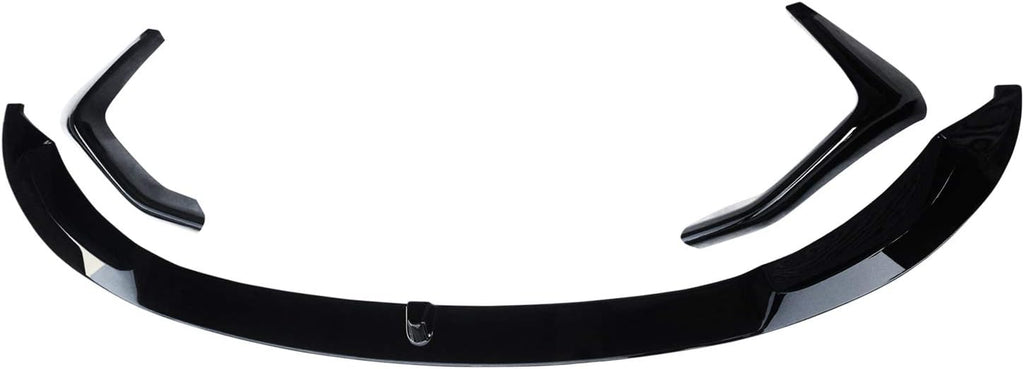 ABS Gloss Black Front Bumper Spoiler Splitter Q70176