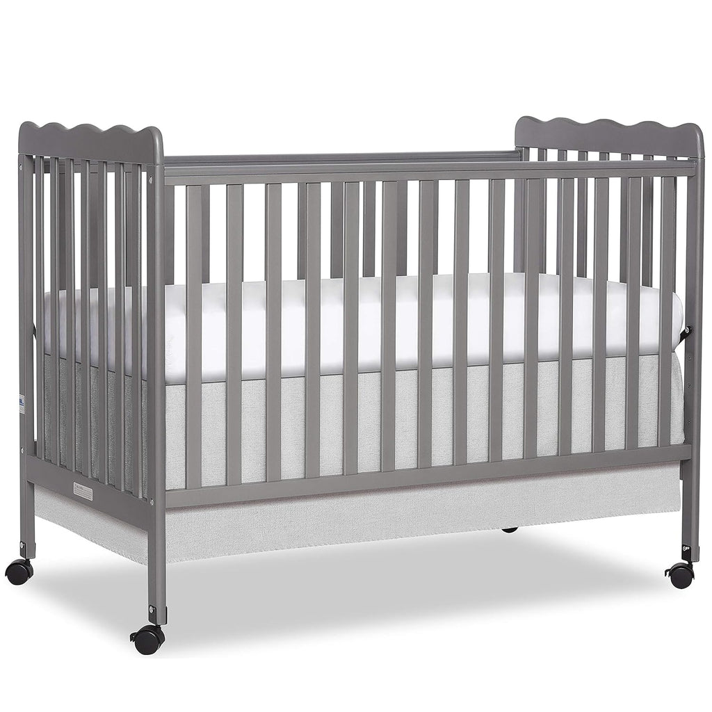 2-in-1 Convertible Crib in Natural, Full, 54x31x40 Inch E88848