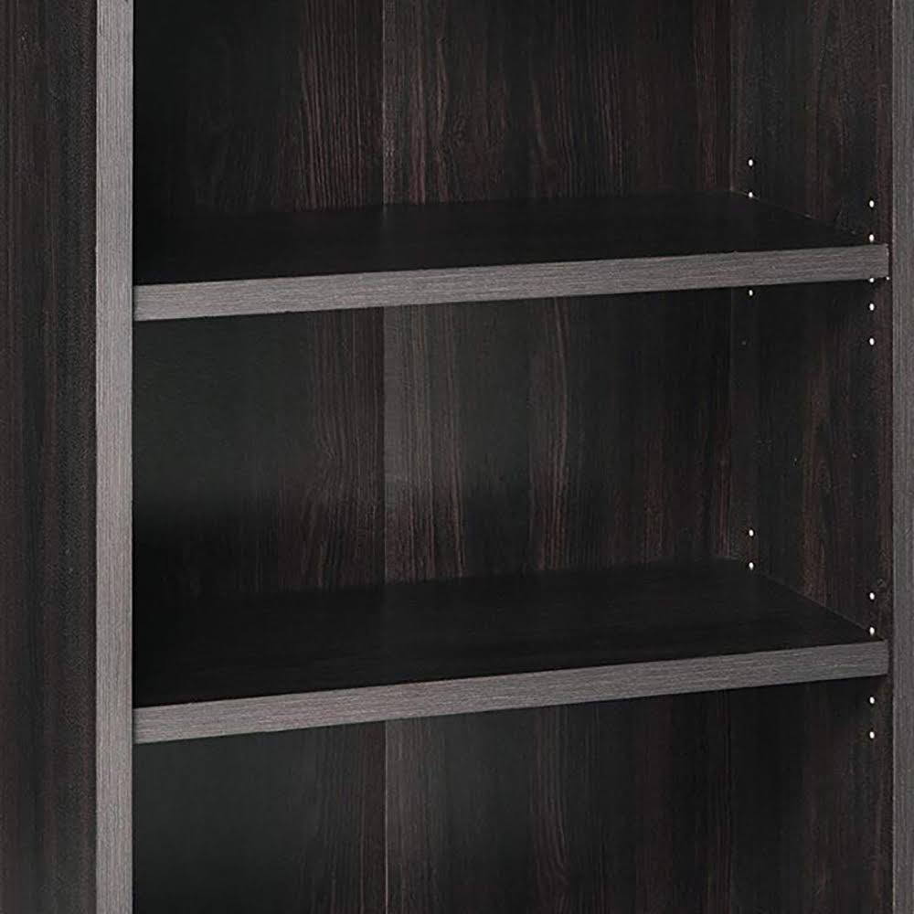3-Shelf Bookcase Black Walnut J7799