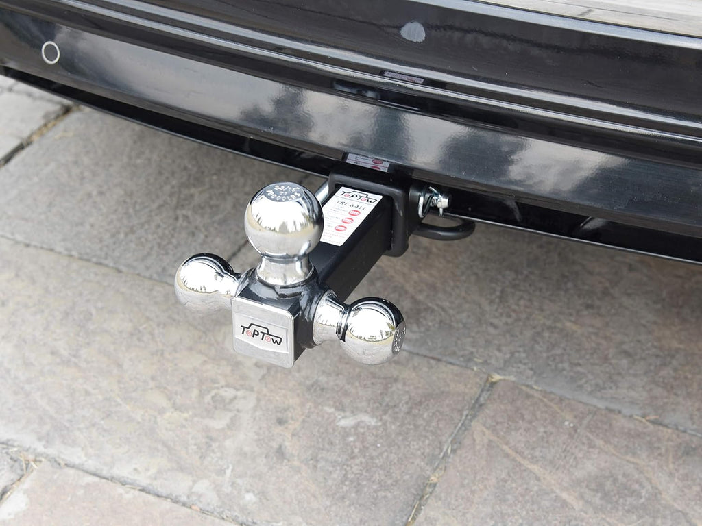 Tri Ball Hitch Mount, Chrome Balls, 2" Receiver, Pack of 2 A4362