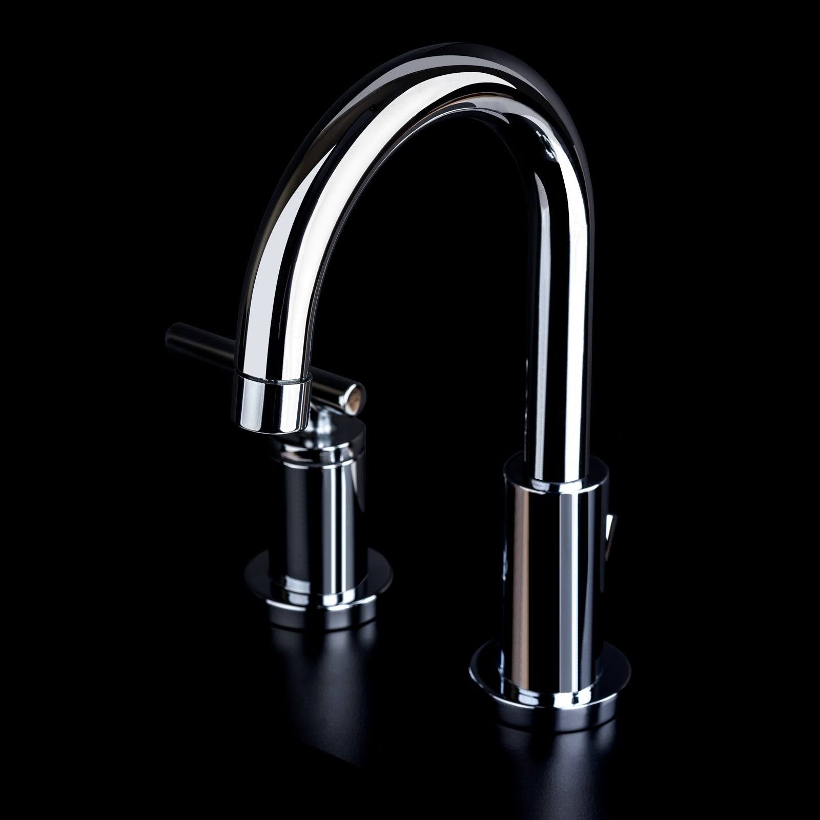 Polished Chrome Widespread Bathroom Faucet M353