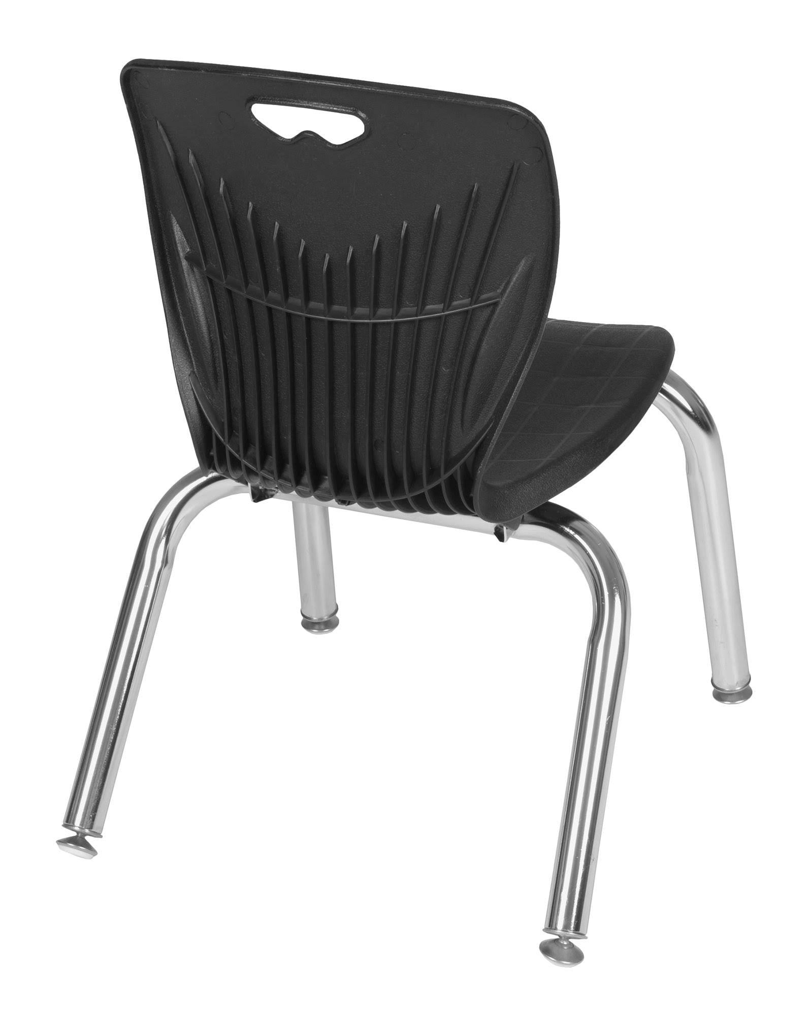 Height Adjustable Classroom Table with 2 Stack Chairs Y398