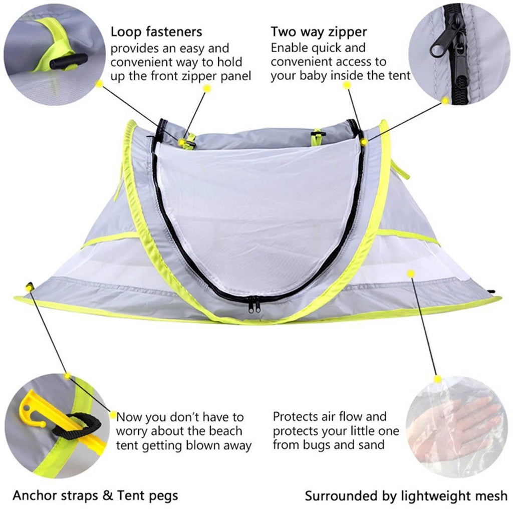 Baby Portable Folding Beach Tent Net Travel Bed G9350