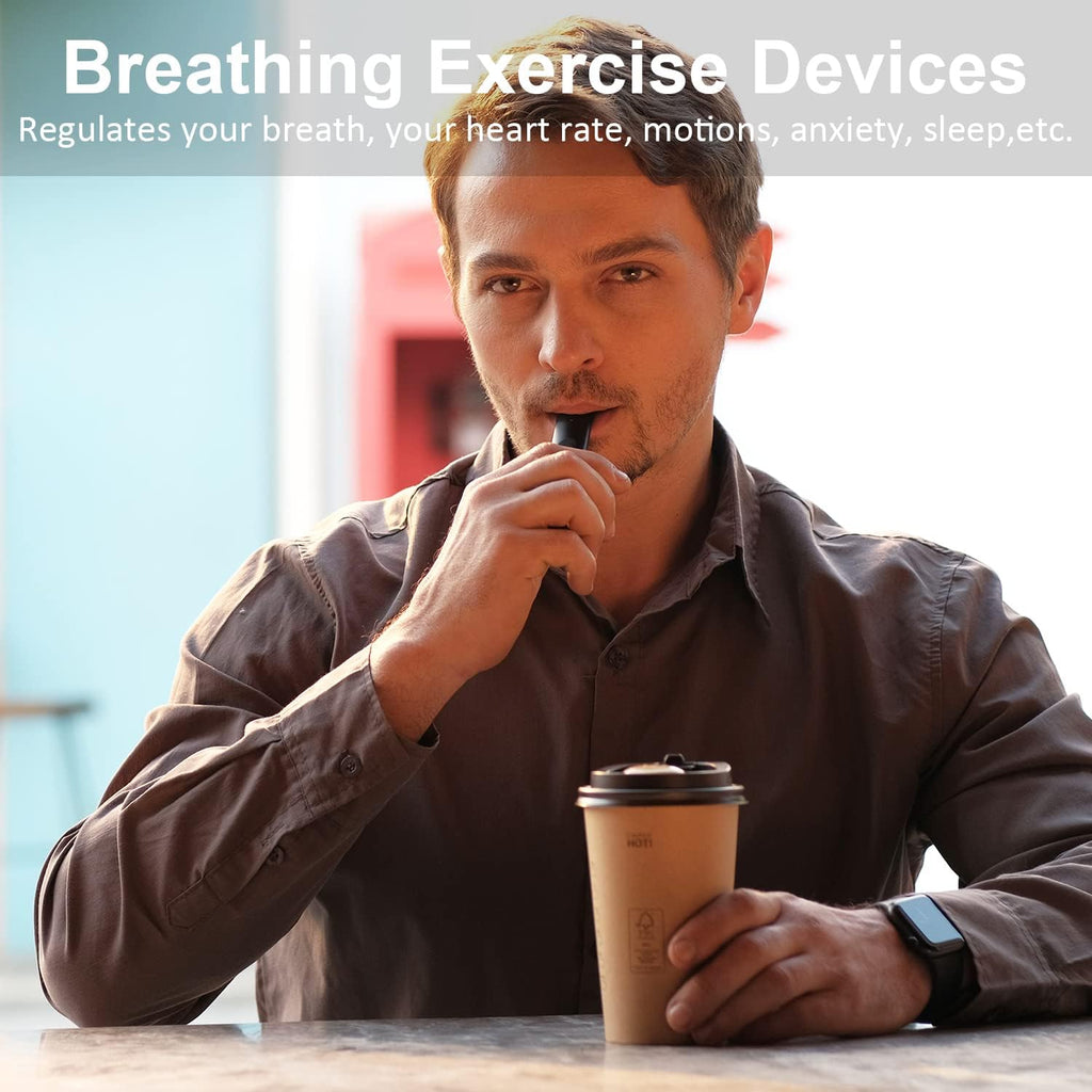 Breathing Training Device, Respiratory Muscle Training, Pack of 2 I264