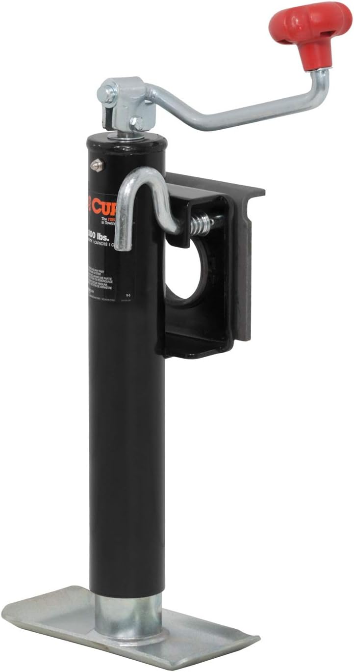 Swivel Trailer Jack, 2,000 lbs., 10-1/2 Inches Vertical Travel, Pack of 2 F438802