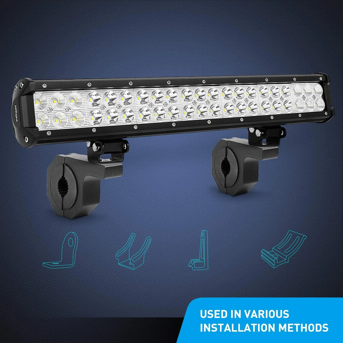 4PCS Mounting Bracket Kit LED Light Bar Tube Clamp Holder G95977