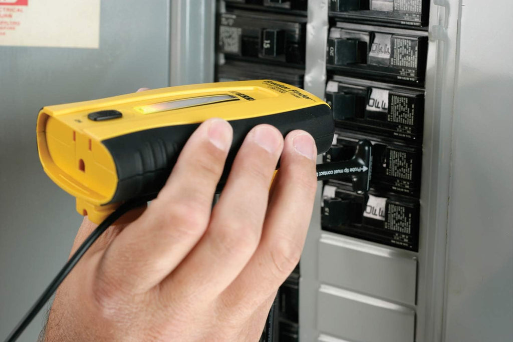 Circuit Breaker Finder and GFCI Tester, Yellow, Pack of 2 G2549