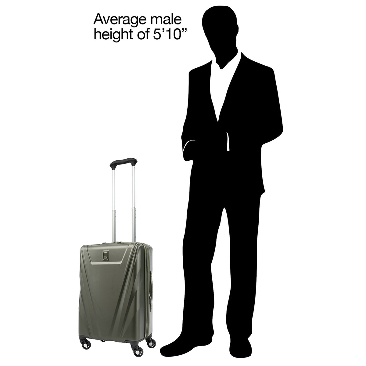 Slate Green Expandable Carry-On Hardside Spinner M131476