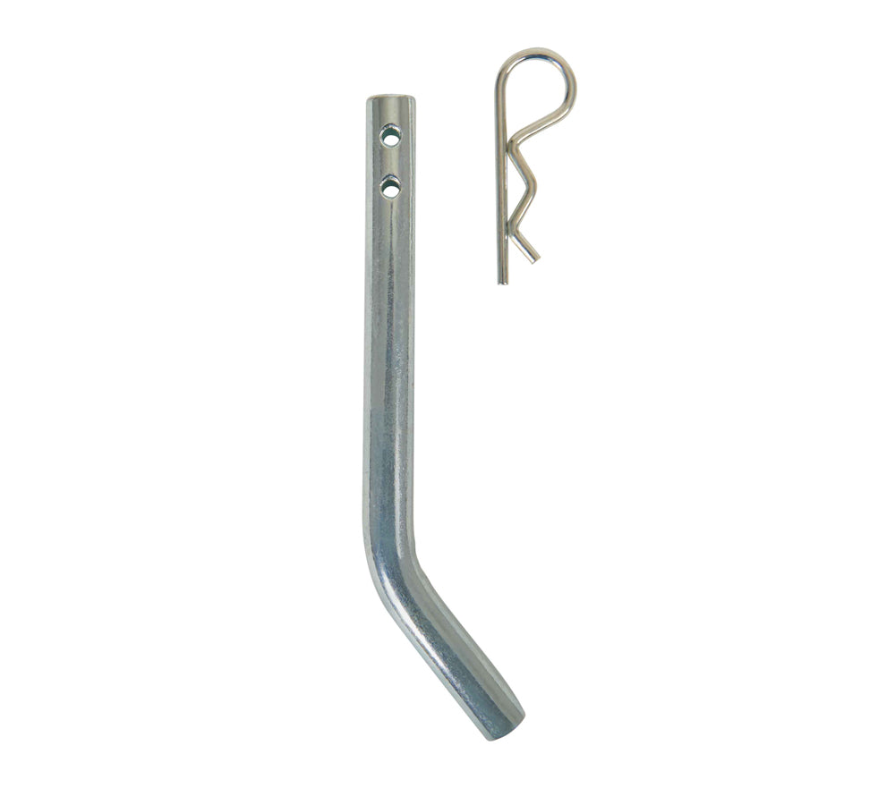 2 Pack Heavy Duty Adjustable Stake Pocket D Ring Black with 1/2" Hitch Pin, 4 Holes, 5400 lbs Load Limit X7562