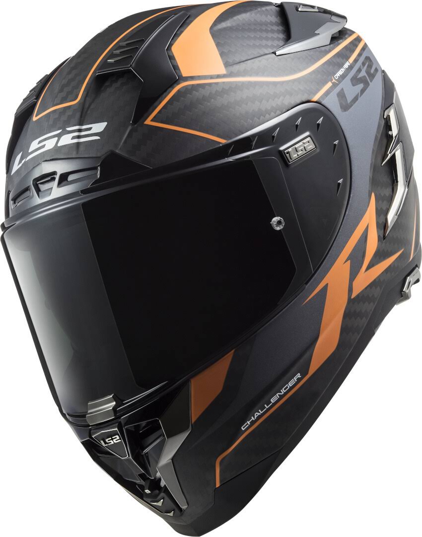 Orange Carbon Helmet, Size Xs S6949